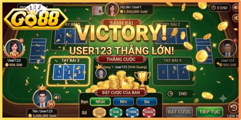 Bài Nhất Nhì Ba Go88 – Đấu Trí Cực Căng, Thắng Bất Ngờ 3 Nắm bắt cách xác định người chiến thắng trong mỗi ván game