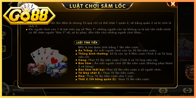 Đánh Sâm Go88 - Khám Phá Luật Chơi Và Mẹo Cược Hay 2 Mục tiêu chính khi đánh sâm Go88 là đánh hết toàn bộ số bài trên tay trước