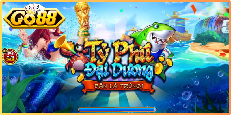 Game bắn cá 3D Go88 được xây dựng theo chủ đề đại dương sống động