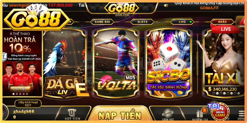 Giới thiệu Go88 nổi bật cùng hàng loạt ưu điểm thu hút người chơi