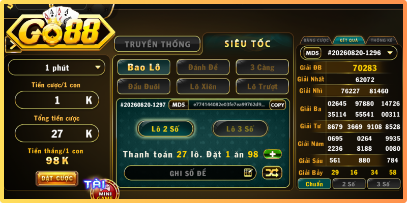 Xổ số siêu tốc nổi bật nhờ thời gian diễn ra nhanh trong thời gian ngắn